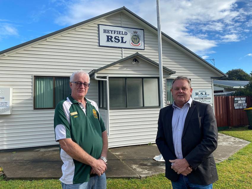 Heyfield RSL to receive upgrade