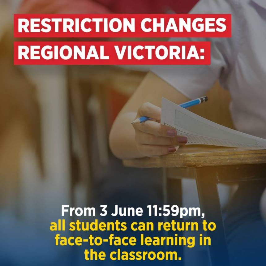 Restrictions for Regional Victoria from June 4 - June 11
