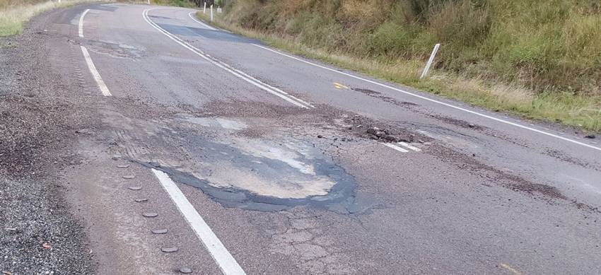 Minister says roads are good, but reality tells us differently